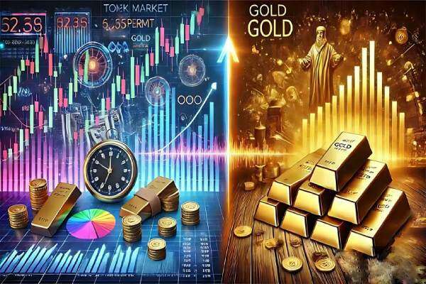 مقایسه سرمایه گذاری طلا با بورس